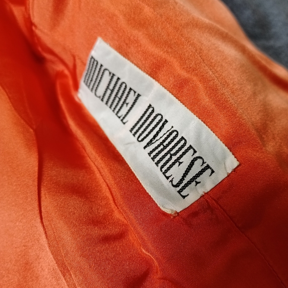 VINTAGE 1960s. DESIGNER,"MICHAEL NOVARESE" WOOL DRESS w/ MATCHING CROP JACKET! - Picture 15 of 16